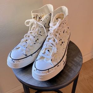 Brand New Never Worn -White High Top Converse